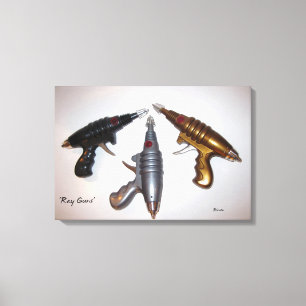 Ray Guns Art on Canvas