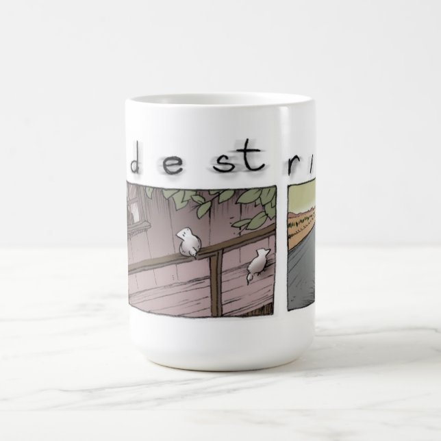 Ray in treehouse window coffee mug (Center)