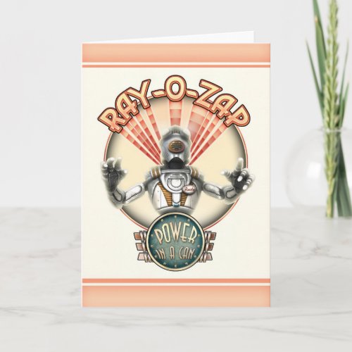 Ray-O-Zap Greeting Card
