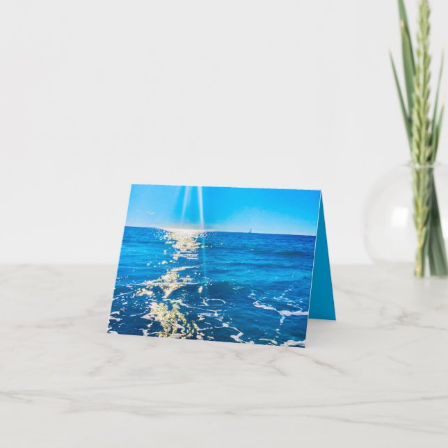 Ray of Light on Sea Card  (Front)