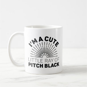 Ray Of Pitch Black Coffee Mug
