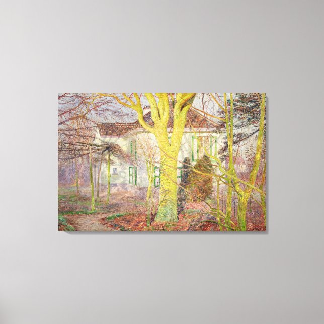 Ray of Sunlight or, Zonneschijn, April 1899 Canvas Print (Front)