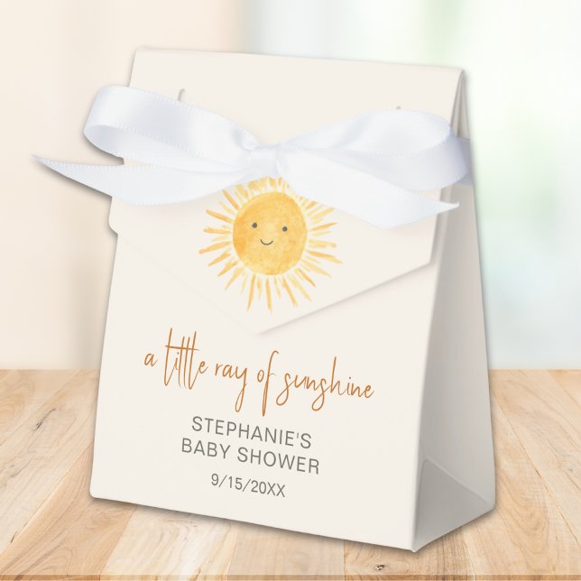  Ray Of Sunshine Baby Shower Favor Boxes (Creator Uploaded)