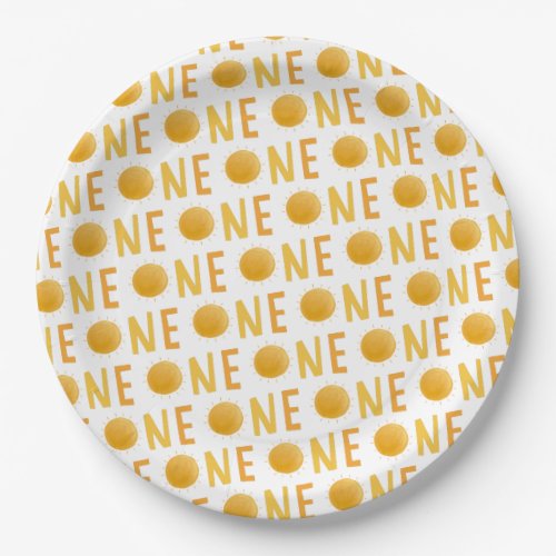 Ray of Sunshine Boho Sun Birthday Party  Paper Plates