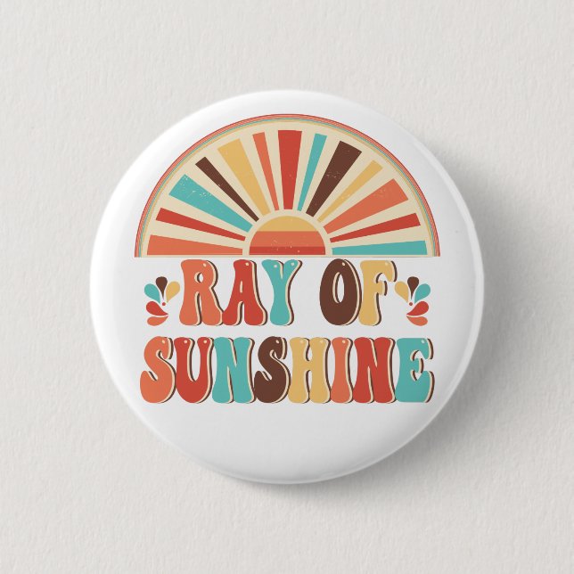 Ray of Sunshine Button (Front)