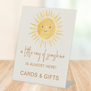 Ray Of Sunshine Cards And Gifts Baby Shower Pedestal Sign