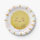 Ray of Sunshine Clouds Girl Baby Shower