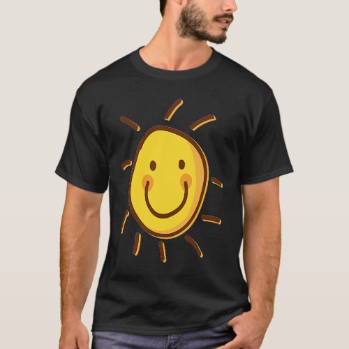 Ray Of Sunshine Cute Hand Drawn Sun Prefect For sc T_Shirt