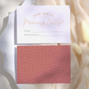 Ray of Sunshine How Big Is Mommy's Belly Answer Enclosure Card
