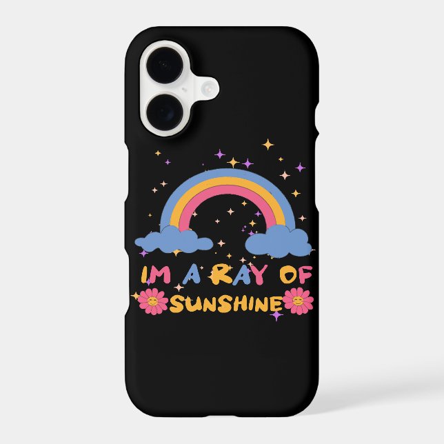 Ray of sunshine iphone case (Back)
