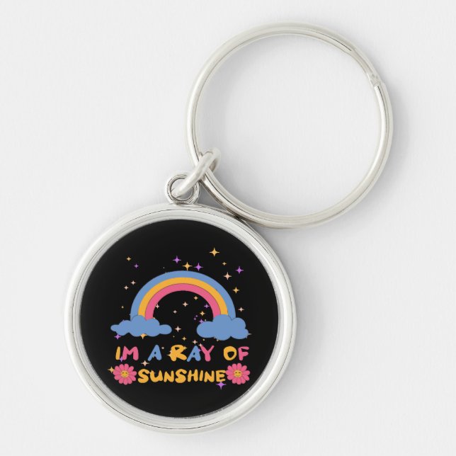 Ray of sunshine keychain (Front)
