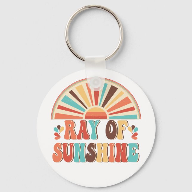 Ray of Sunshine Keychain (Front)