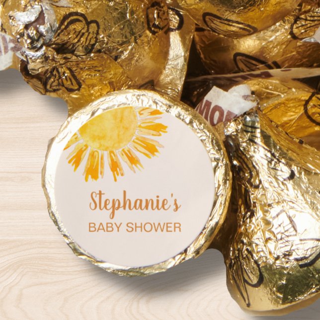 Ray Of Sunshine Personalized Baby Shower Hershey®'s Kisses® (Creator Uploaded)