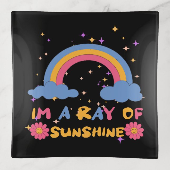 Ray of sunshine trinket tray (Front)
