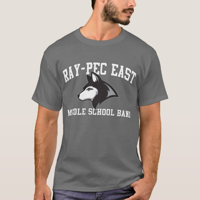 Ray-Pec East Middle School Band T-Shirt (Front)