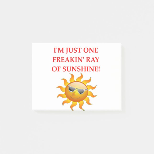 RAY POST-IT NOTES (Front)