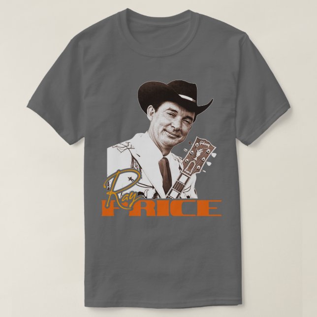 Ray Price Country Icon Tribute T-Shirt (Design Front)