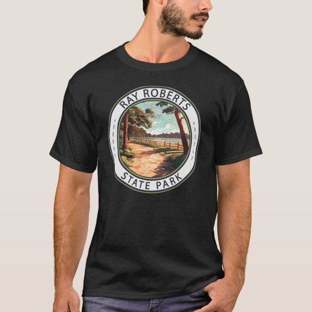 Ray Roberts State Park Texas Badge T-Shirt (Front)