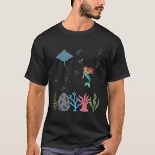 Ray Underwater Kids Mermaid T-Shirt