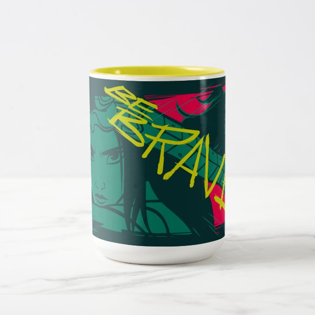 Raya and the Last Dragon - Be Brave Two-Tone Coffee Mug (Center)