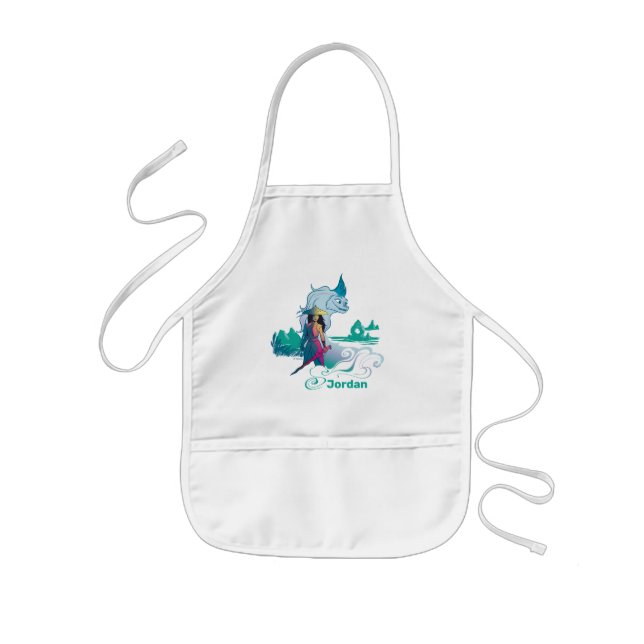 Raya and the Last Dragon Color Pop Kids' Apron (Front)