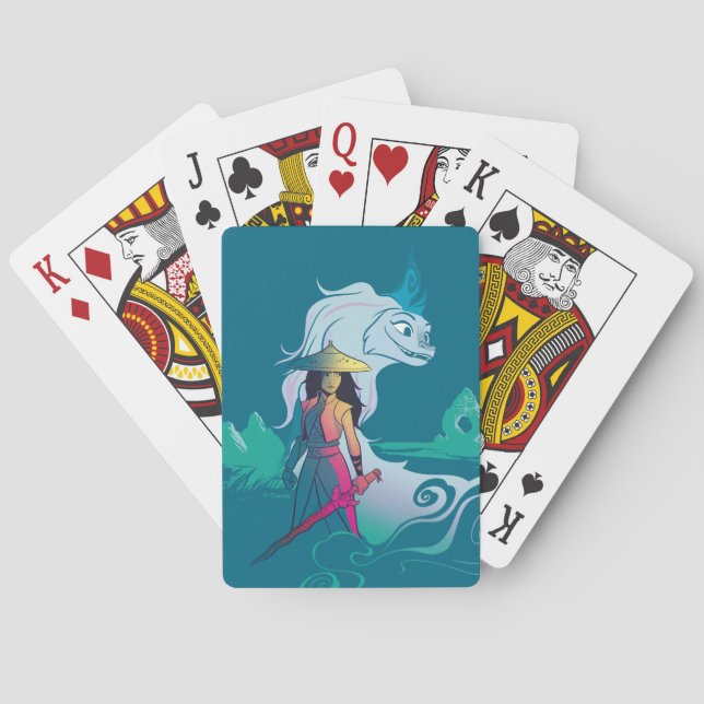 Raya and the Last Dragon Color Pop Playing Cards (Back)