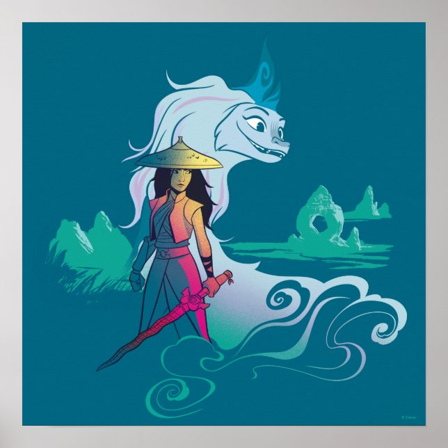 Raya and the Last Dragon Color Pop Poster (Front)