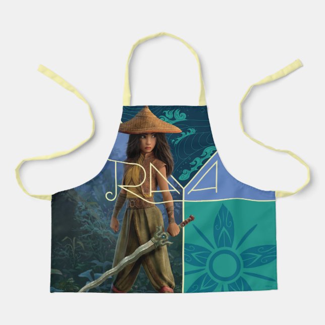 Raya Segmented Collage Apron (Front)