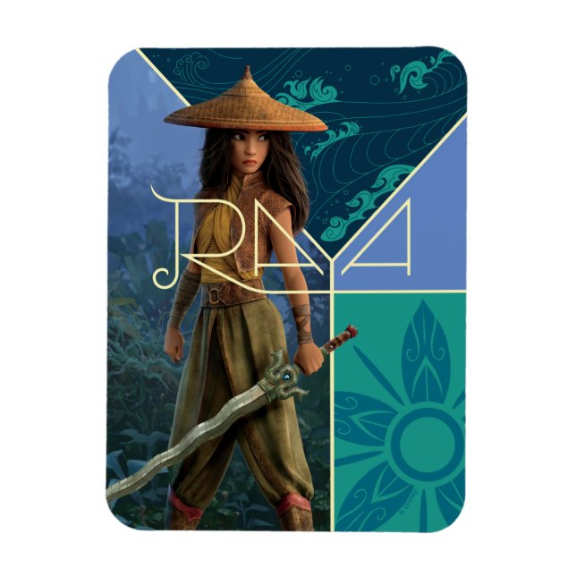 Raya Segmented Collage Magnet (Vertical)