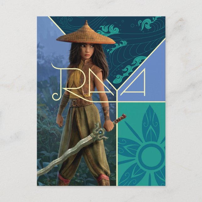 Raya Segmented Collage Postcard (Front)