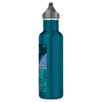 Raya Segmented Collage Stainless Steel Water Bottle | Zazzle