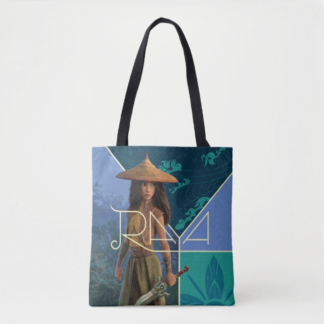 Raya Segmented Collage Tote Bag (Front)