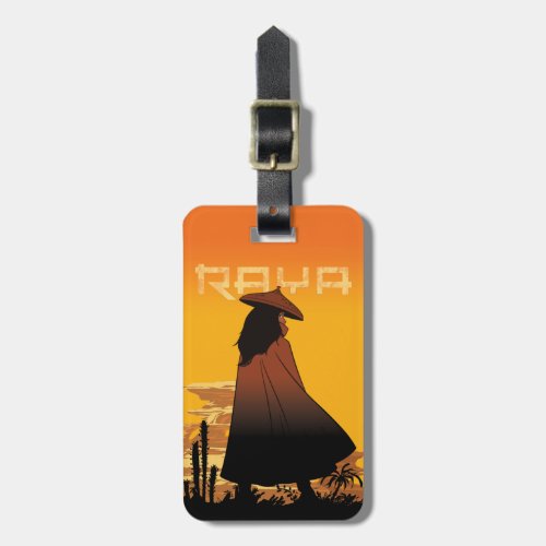 Raya Sunset Graphic Luggage Tag