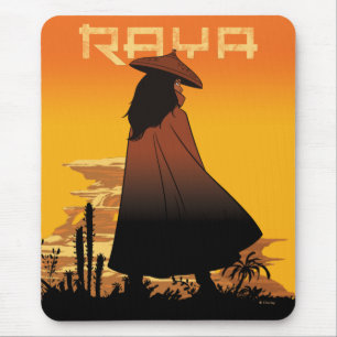 Raya Sunset Graphic Mouse Pad