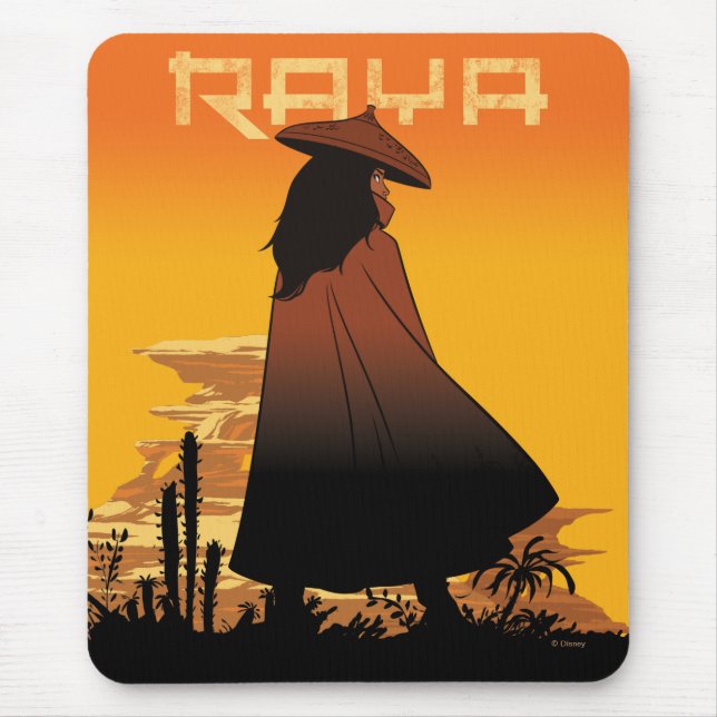 Raya Sunset Graphic Mouse Pad (Front)