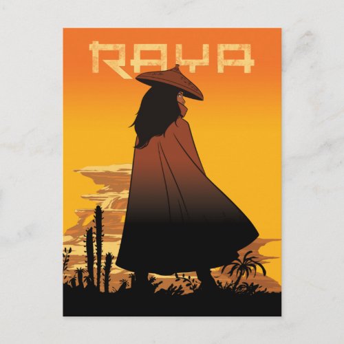 Raya Sunset Graphic Postcard