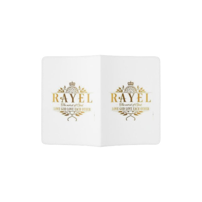 RAYEL WHITE PASSPORT HOLDER (Opened)