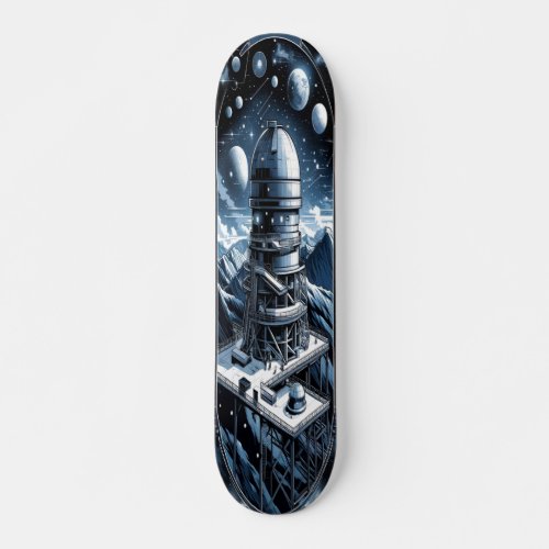 Raygun Gothic Cosmic Observatory Deck Skateboard