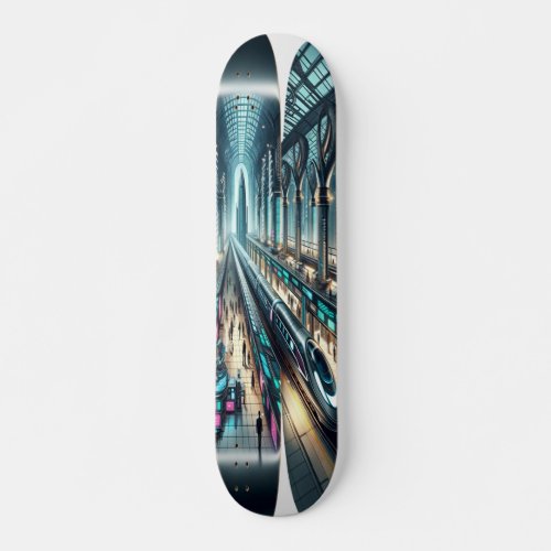 Raygun Gothic Grand Exhibition Hall Deck Skateboard