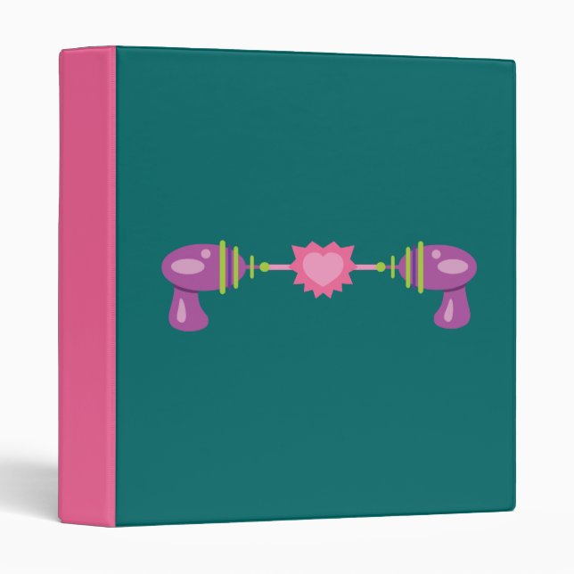 Raygun Love 3 Ring Binder (Front/Spine)