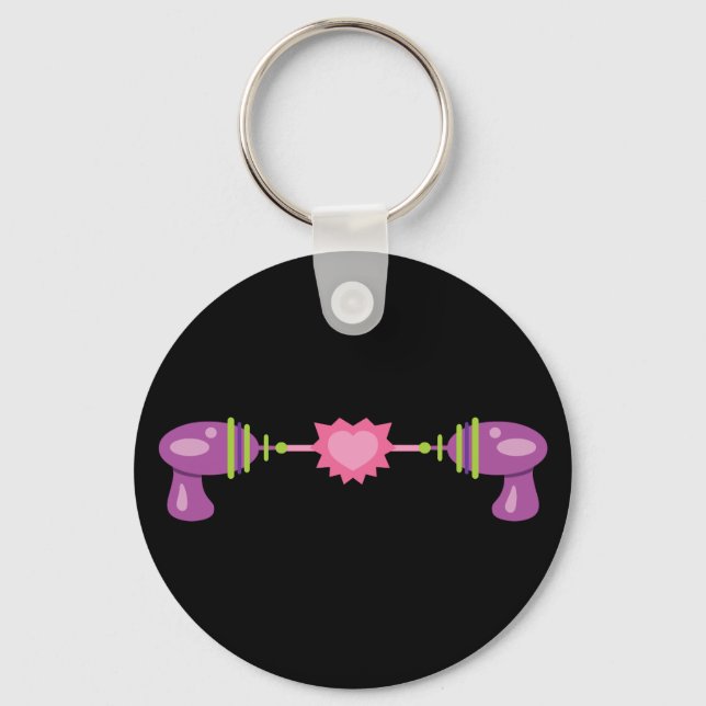 Raygun Love Keychain (Front)