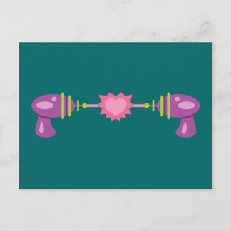 Raygun Love Postcard