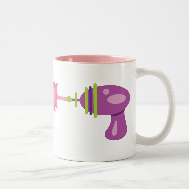 Raygun Love Two-Tone Coffee Mug (Right)