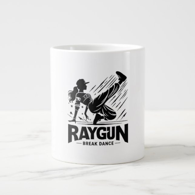 Raygun Raygun breakdancer,breakdancing  Giant Coffee Mug (Front)