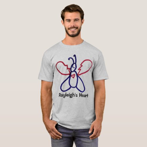 Rayleighs Heart Butterfly T_Shirt