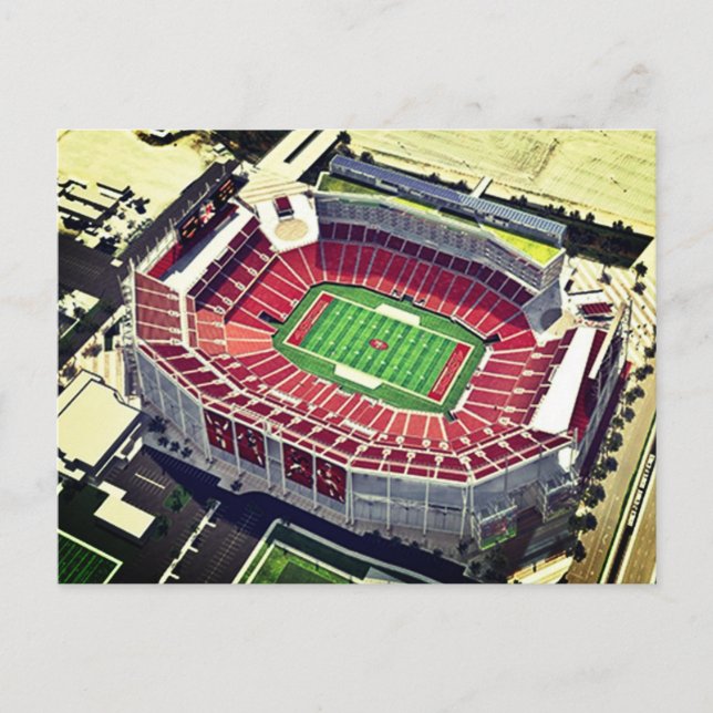 Raymond James Stadium,Tampa,FL Aerial View Holiday Postcard (Front)