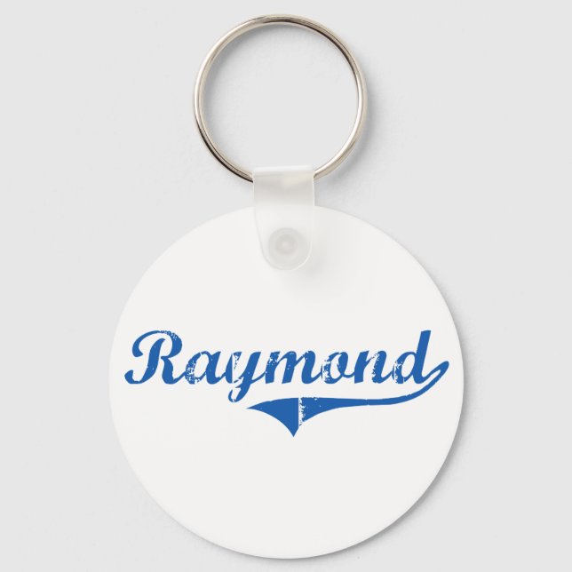 Raymond New Hampshire Classic Design Keychain (Front)