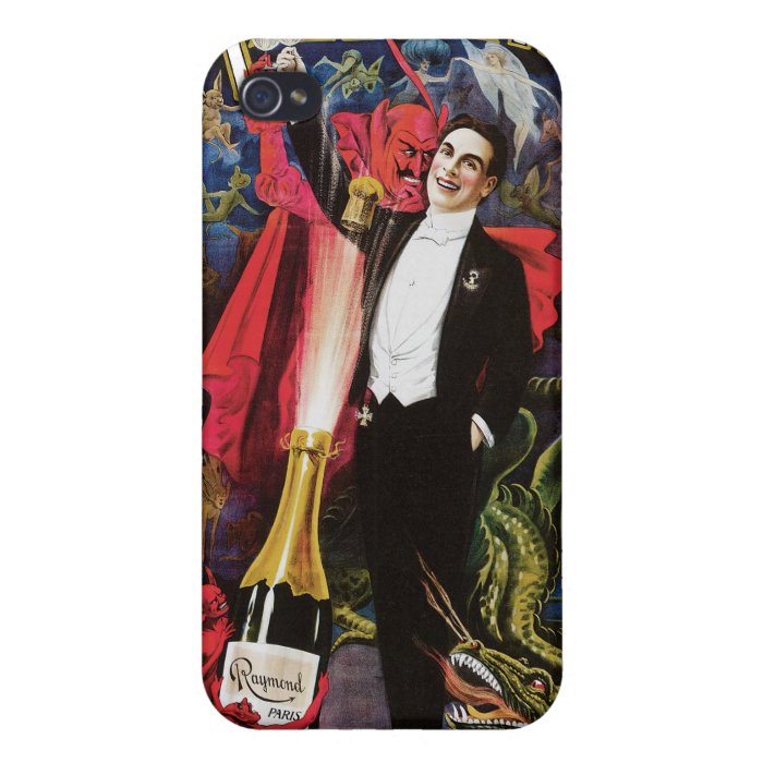Raymond The Great ~ Magician Vintage Magic Act Cover For iPhone 4