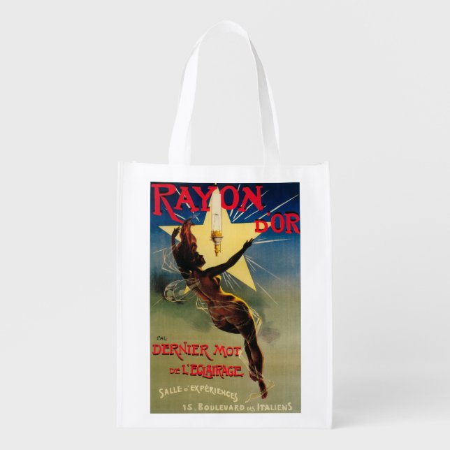 Rayon D'Or Restaurant Promotional Poster Grocery Bag (Front)