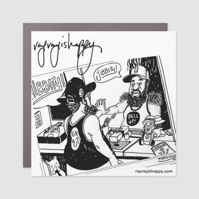rayrayishappy - Magnet (Front)
